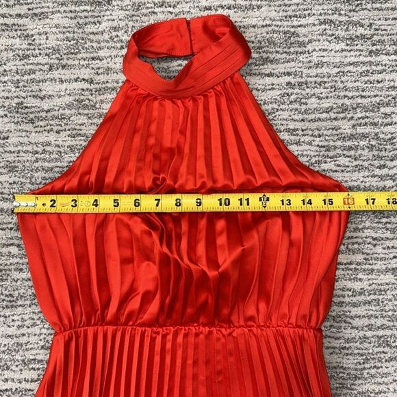 NWT AMUR Amiri Halter Mini Dress in Red Pepper
Size 0 Revolve - Picture 8 of 14